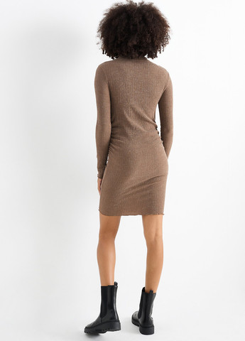 Темно-бежева кежуал сукня C&A меланжева