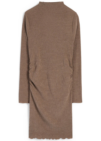 Темно-бежева кежуал сукня C&A меланжева
