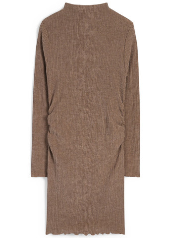 Темно-бежева кежуал сукня C&A меланжева