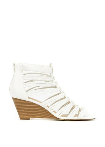 Белые босоножки JustFab на молнии