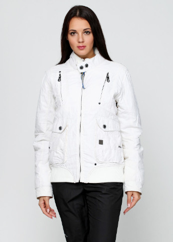 Белая демисезонная куртка Khujo