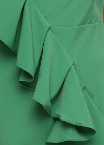 Зелена кежуал сукня з відкритими плечима Morgan однотонна