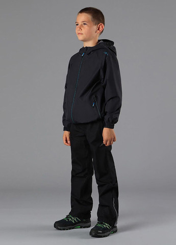 Темно-синяя демисезонная ветровка CMP JACKET FIX HOOD