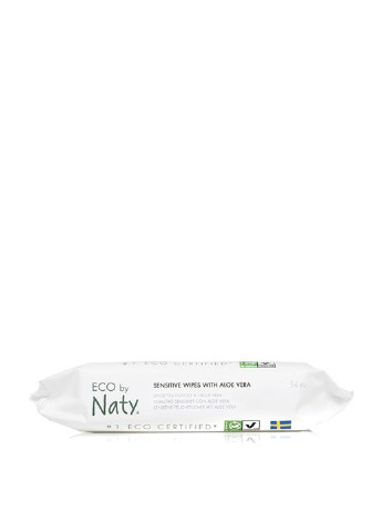 Влажные салфетки ЭКО с экстрактом алоэ (56 шт.) Naty (132308407)