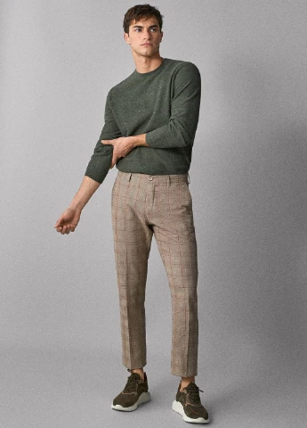 Оливковий (хакі) демісезонний джемпер джемпер Massimo Dutti
