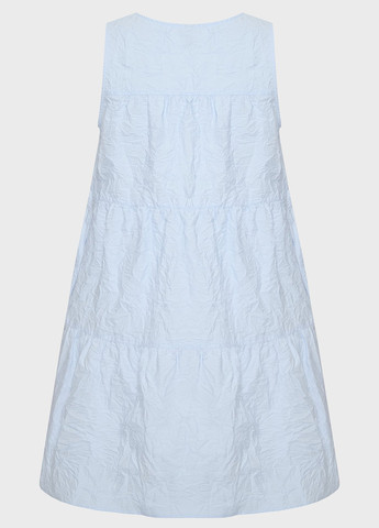 Голубое кэжуал платье а-силуэт PRPY однотонное