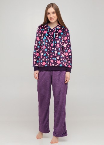 Фіолетова всесезон піжама (толстовка, штани) Studio