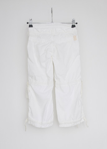 Белые кэжуал демисезонные прямые брюки Nolita