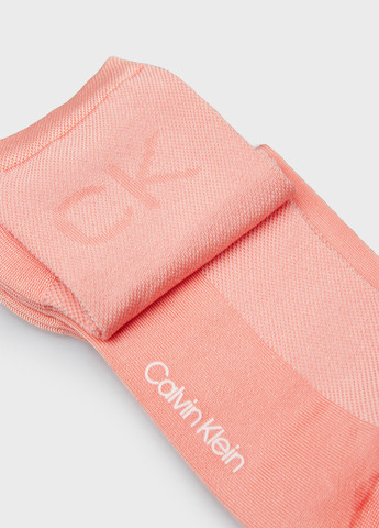 Персикові шкарпетки (2 пари) Calvin Klein логотипи (346697926)