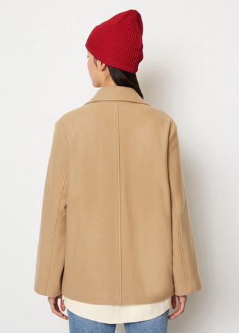 Бежевое демисезонное Пальто двубортное Marc O'Polo