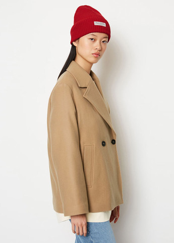 Бежевое демисезонное Пальто двубортное Marc O'Polo