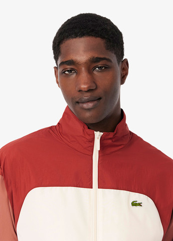 Бордова демісезонна куртка Lacoste