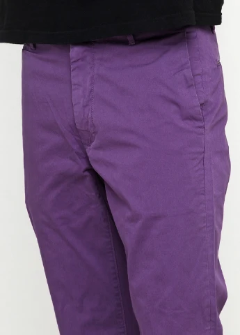 Фиолетовые кэжуал демисезонные прямые брюки Dockers