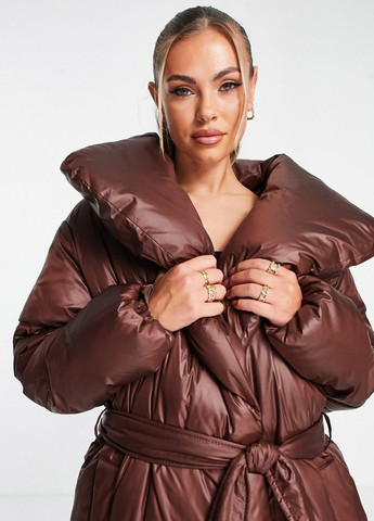 Кофейная демисезонная куртка Asos