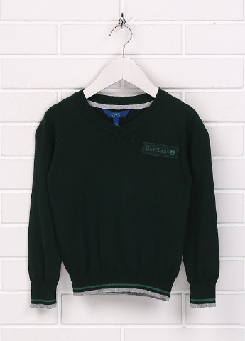 Темно-зеленый демисезонный пуловер пуловер OVS