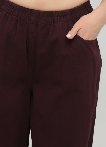 Темно-коричневые кэжуал демисезонные зауженные брюки Long Island