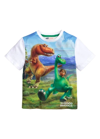 Комбинированная летняя футболка H&M