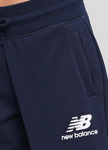 Синие спортивные демисезонные джоггеры брюки New Balance