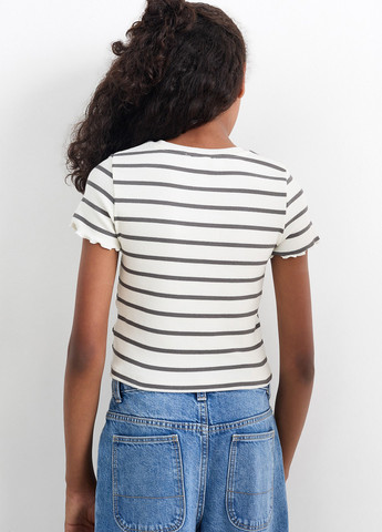 Комбинированная летняя футболка (3 шт.) C&A