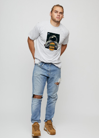 Сіра футболка чоловіча basic YAPPI