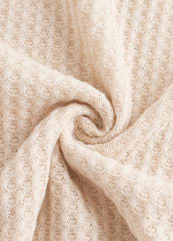 Комбінезон SHEIN комбінезон-брюки однотонний світло-бежевий кежуал поліестер, вафельний