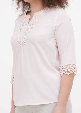 Светло-розовая летняя блуза Minus
