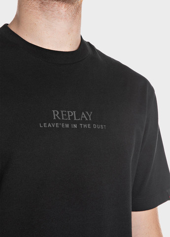 Черная футболка Replay