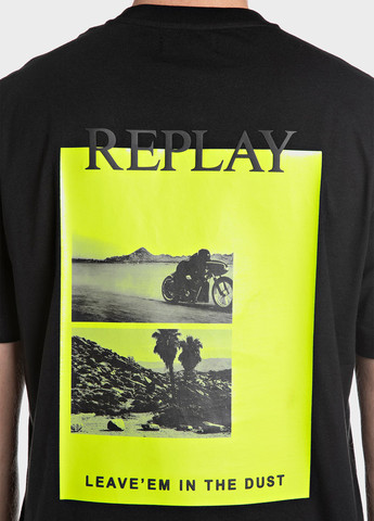 Черная футболка Replay
