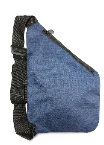 Мужская синяя тканевая сумка слинг Корона (251956429)