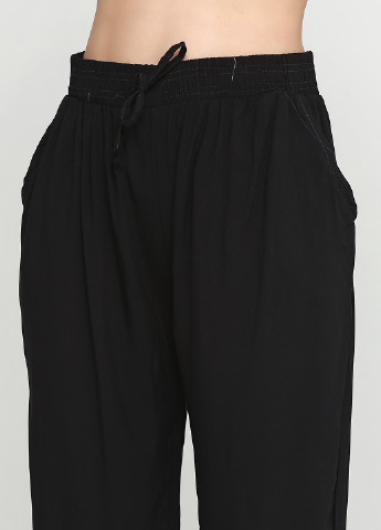 Черные кэжуал демисезонные брюки Dorkini