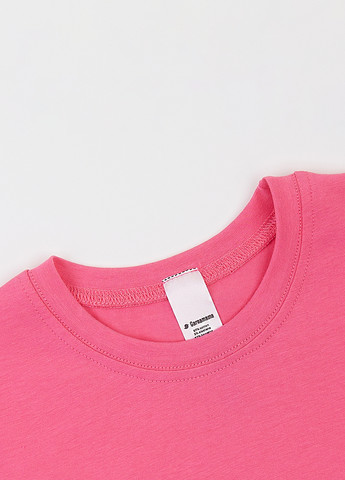 Розовая летняя футболка Garnamama