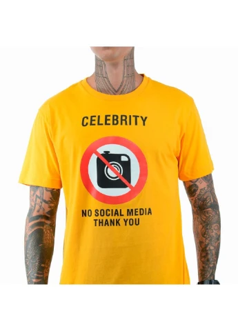 Желтая футболка мужская celebrity жёлтый Power