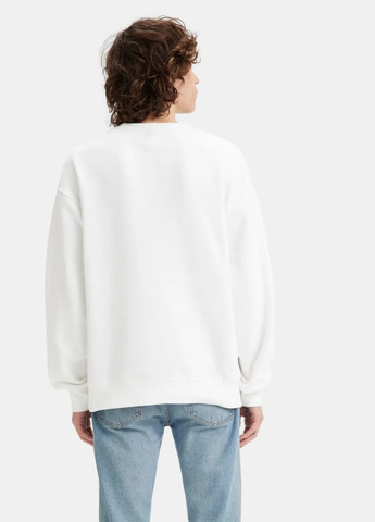 Білий світшот Levi's напис без декору (284292755)