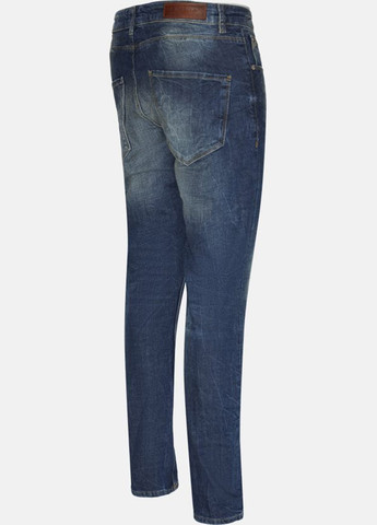 Синие демисезонные скинни джинсы Gabba