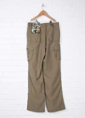 Бежевые кэжуал демисезонные брюки со средней талией Billabong