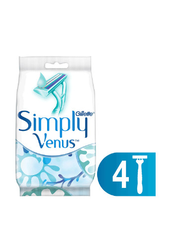 Бритва одноразовая Simply 2 (4 шт.) Venus (8641506)