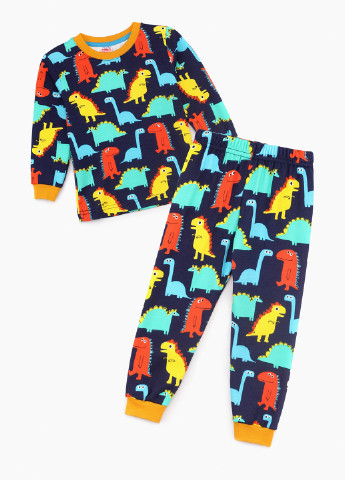 Темно-синяя всесезон пижама (свитшот, брюки) свитшот + брюки Elmos