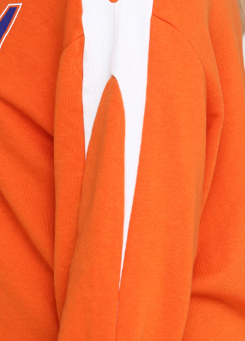 Свитшот H&M - Прямой крой надпись оранжевый кэжуал - (132923899)
