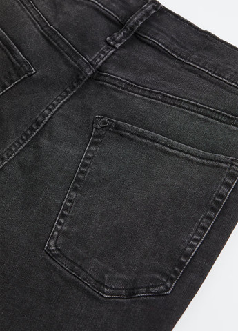 Темно-серые демисезонные прямые джинсы H&M