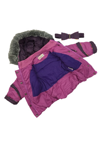 Бузковий зимній комплект (куртка,напівкомбінезон) Luxik