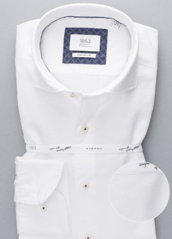 Белая рубашка однотонная Eterna