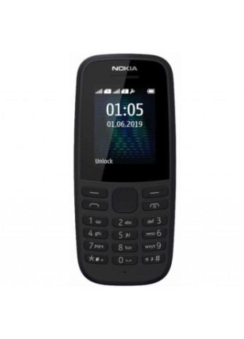 Мобильный телефон 105 SS 2019 Black (16KIGB01A13) Nokia (203960767)