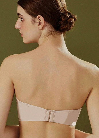 Бежевий бюстгальтер SHEIN без кісточок поліамід