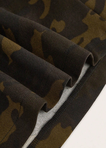 Разноцветная кэжуал камуфляжная юбка SHEIN карго