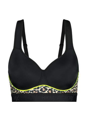 Чёрный топ бюстгальтер Hunkemoller с косточками полиэстер