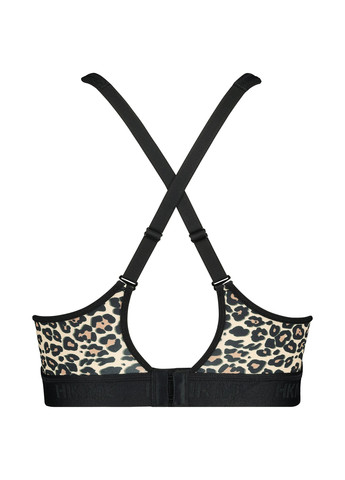 Чёрный топ бюстгальтер Hunkemoller с косточками полиэстер