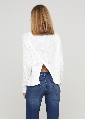 Белый зимний свитер Monki