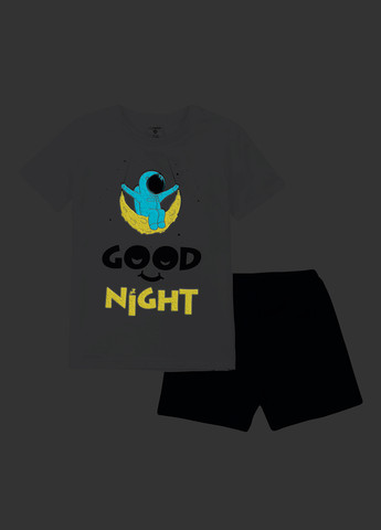 Комбінована всесезон піжама (футболка, шорти) футболка + шорти Garnamama