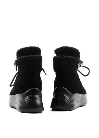 Зимние ботинки Le'BERDES с пряжкой, со шнуровкой из натуральной замши