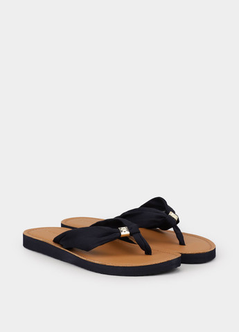 Черные кэжуал вьетнамки Tommy Hilfiger